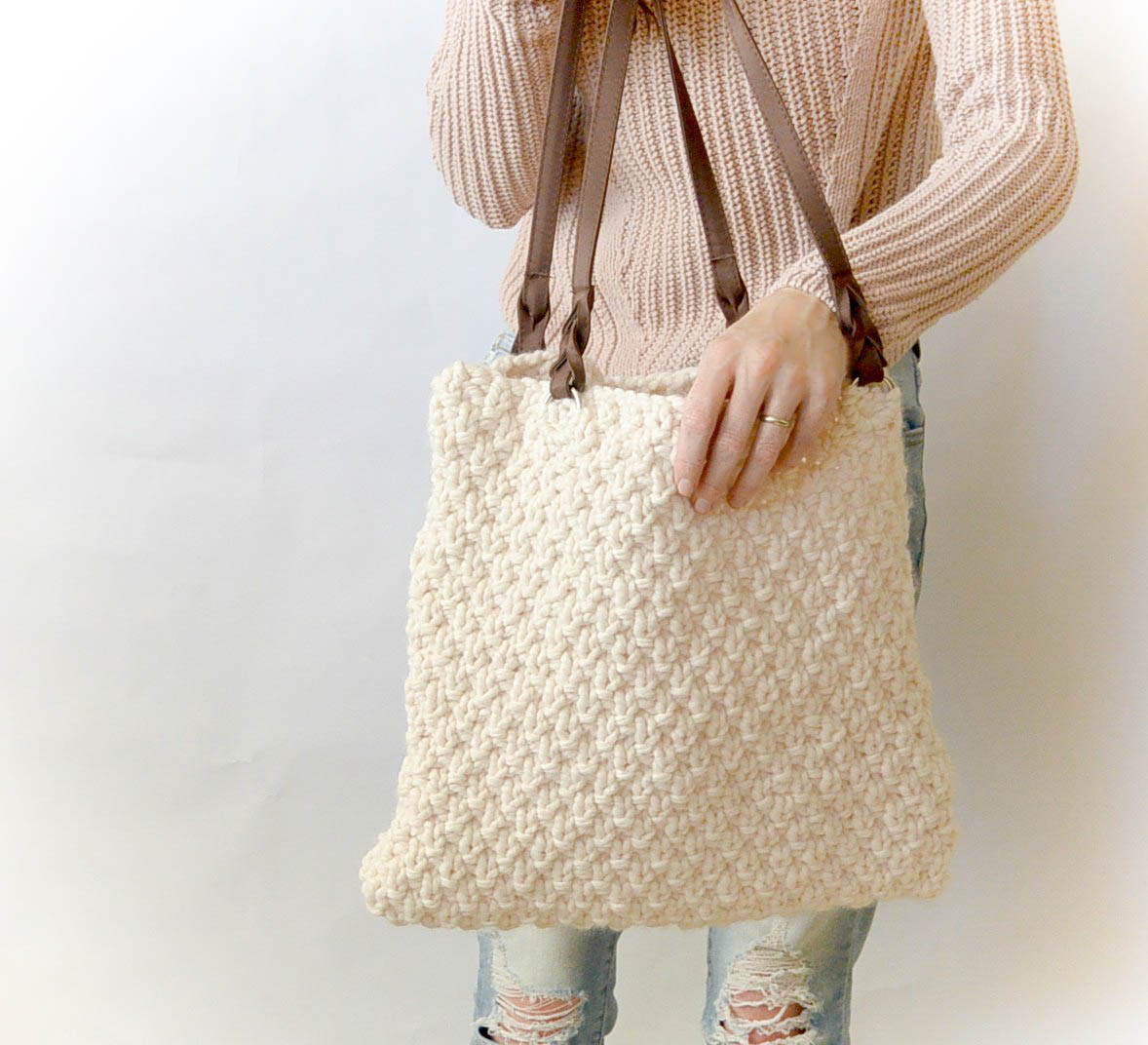 Knitting Tote Bags