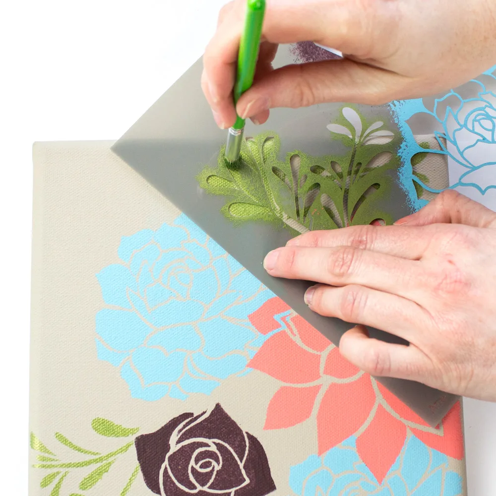 The Art of Tote Bag Painting 2 Stencil Art Canvas