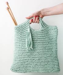 Make a Knitted Tote Bag