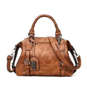 genuine leather tote bag for women