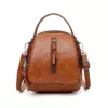 brown leather shoulder bags