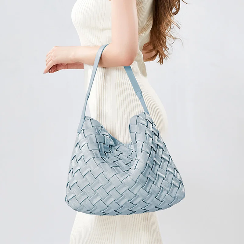 7 Reasons Why Every Woman Needs a Mini Tote Bag 2 ZR DIARY Woven Tote Bag Women Textured Pleated Soft PU Leather Large Capacity Shoulder Messenger Bags 3