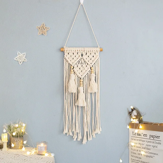 Macrame Dream Catcher Large Wall Hanging Home Decor Dreamcatcher Cotton Rope Tassel Woven Bohemian Wall Hanging.jpg 640x640 12