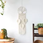 vintage macrame wall hanging