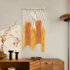 Gradient Yellow Macrame Wall Hanging 2