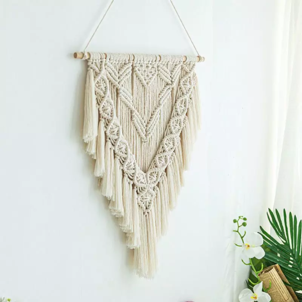 Macrame art wall hanging