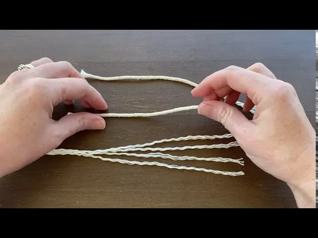How to Unravel Macramé Cord