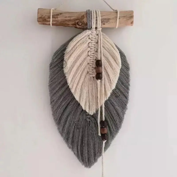 Macrame Leaf Wall Hanging 1