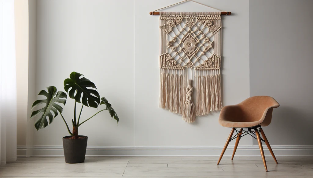 modern minimalism macrame