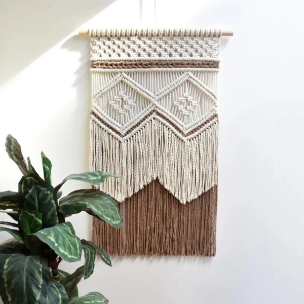 Simple Macrame Wall Hanging 3