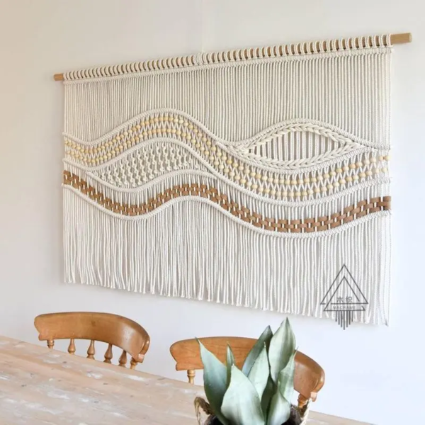 Wave Tapestry Bohemian Macrame 2