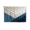 Blue Nordic Style Macrame Curtain 1