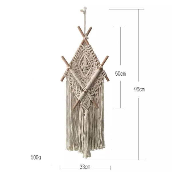 Bohemian Tassel Macrame Wall Hanging 5