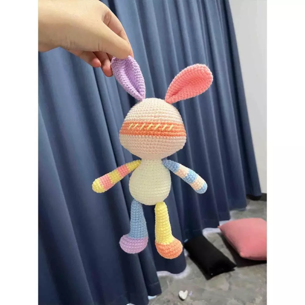 Candy Rabbit Crochet Doll 2