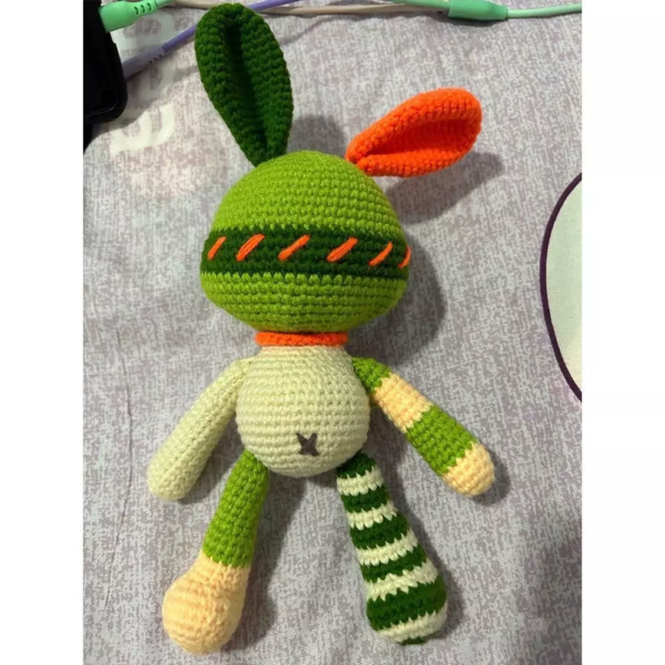 Candy Rabbit Crochet Doll 3