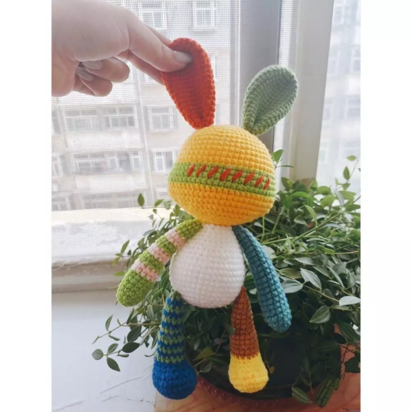 Candy Rabbit Crochet Doll 4