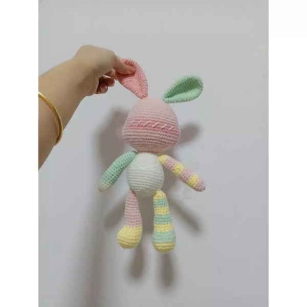 Candy Rabbit Crochet Doll 5