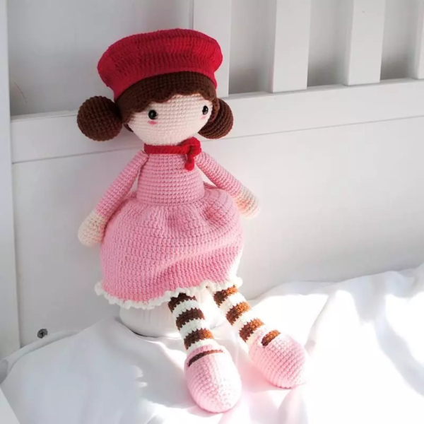 Cute Bunny Crochet Doll 4