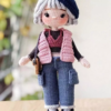 Cute Girl Ornaments Crochet Doll 3