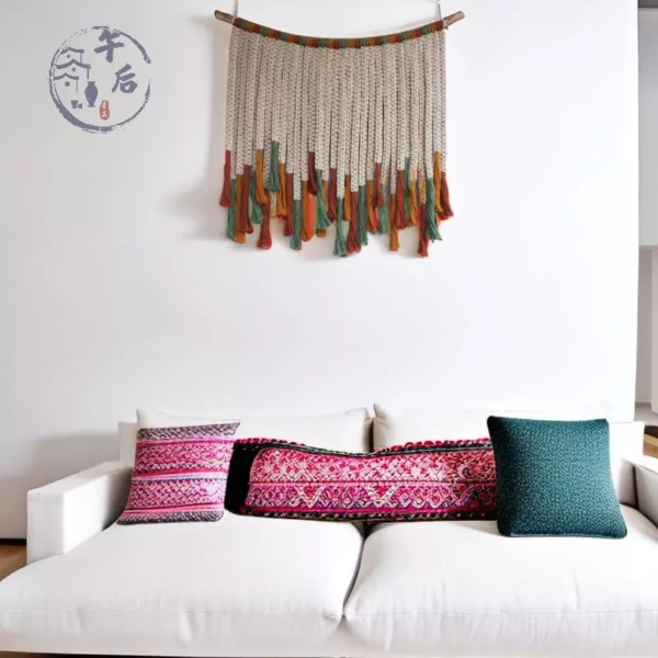 Ethnic Style Bohemian Macrame Wall Hanging 2