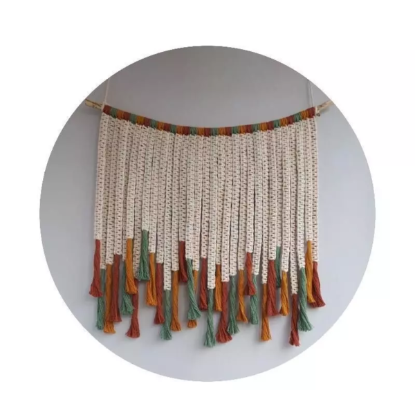 Ethnic Style Bohemian Macrame Wall Hanging 5