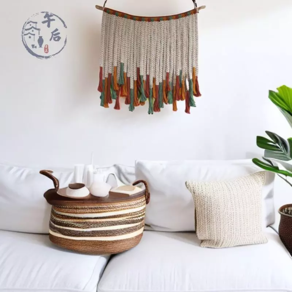 Ethnic Style Bohemian Macrame Wall Hanging 6