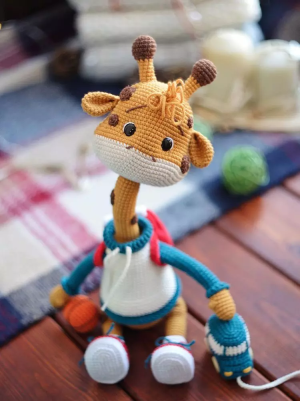 Melvin The Giraffe Crochet Doll 1