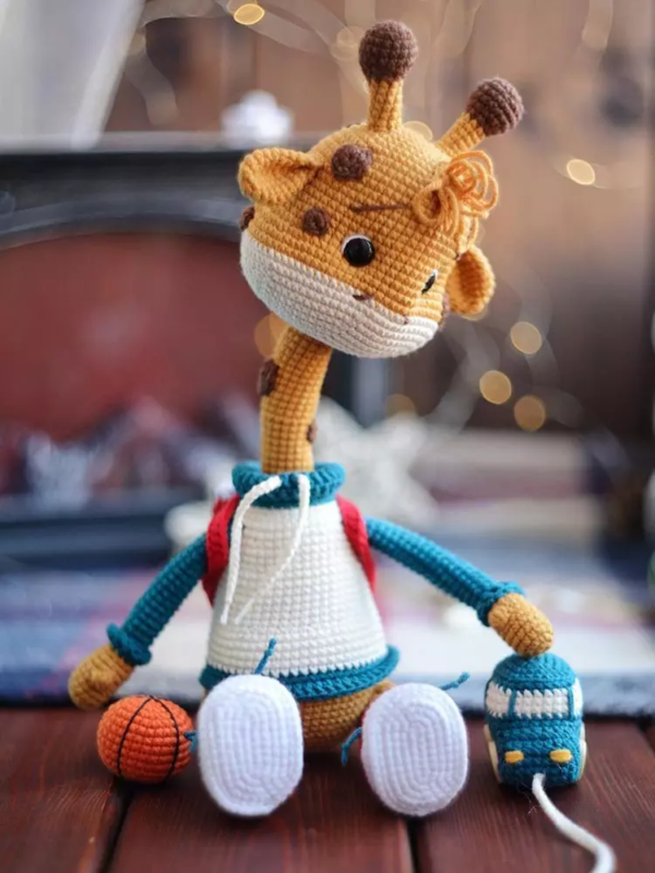 Melvin The Giraffe Crochet Doll 4