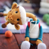 Melvin The Giraffe Crochet Doll 5