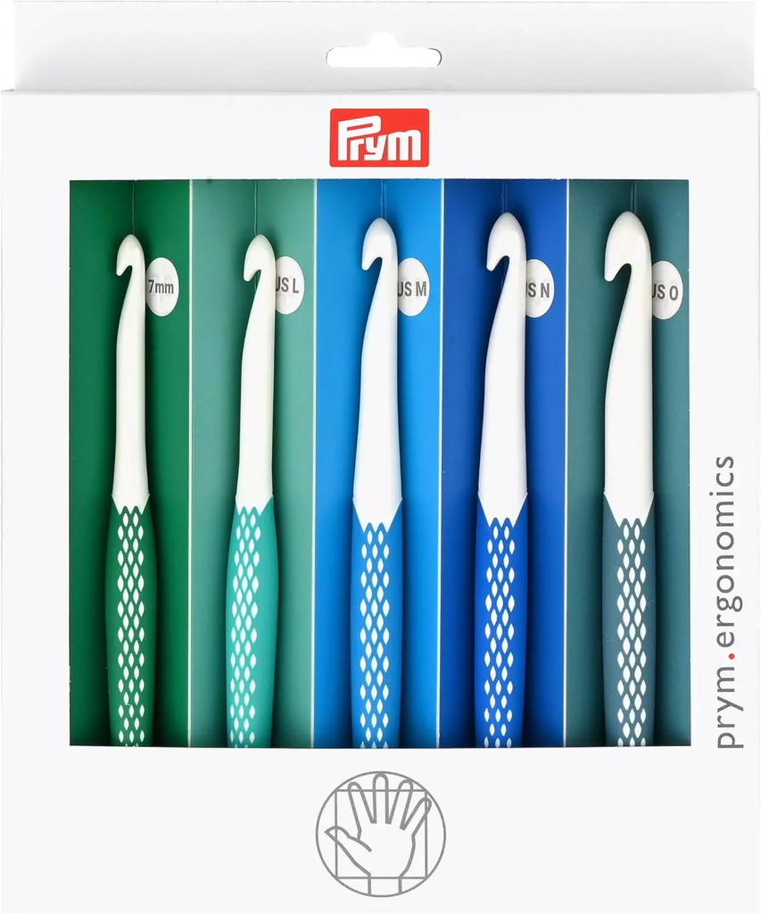 prym ergonomic crochet hooks