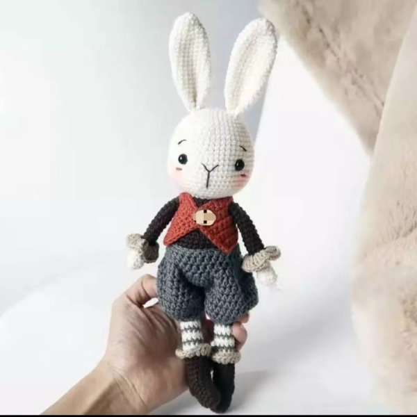 Rabbit Couple Crochet Doll 1