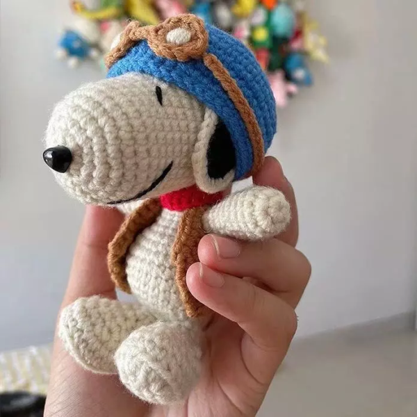 Snoopy Crochet Doll 4