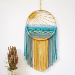 Sunrise and Sunset Macrame Wall Hanging 2