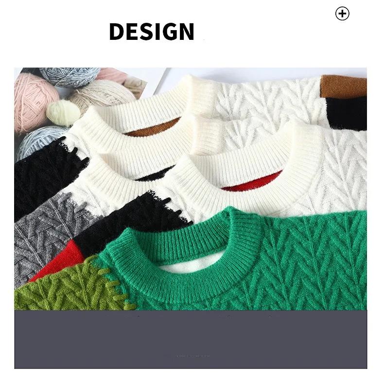 Knitted Sweater Warm Men's Streetwear 2 10720 15ac5d