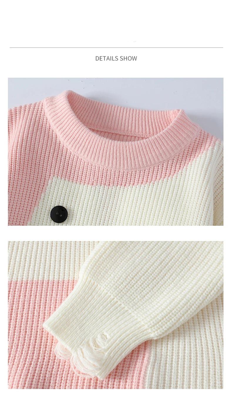 Knitted Pullover Harajuku Fun Dinosaur 11 10754 a7a5cd