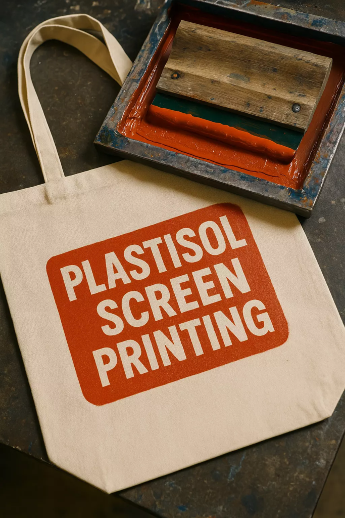 5 Best Tote Bag Screen Printing Methods You Need to Know to Make Your Designs Stand Out 5 plastisol screen printing