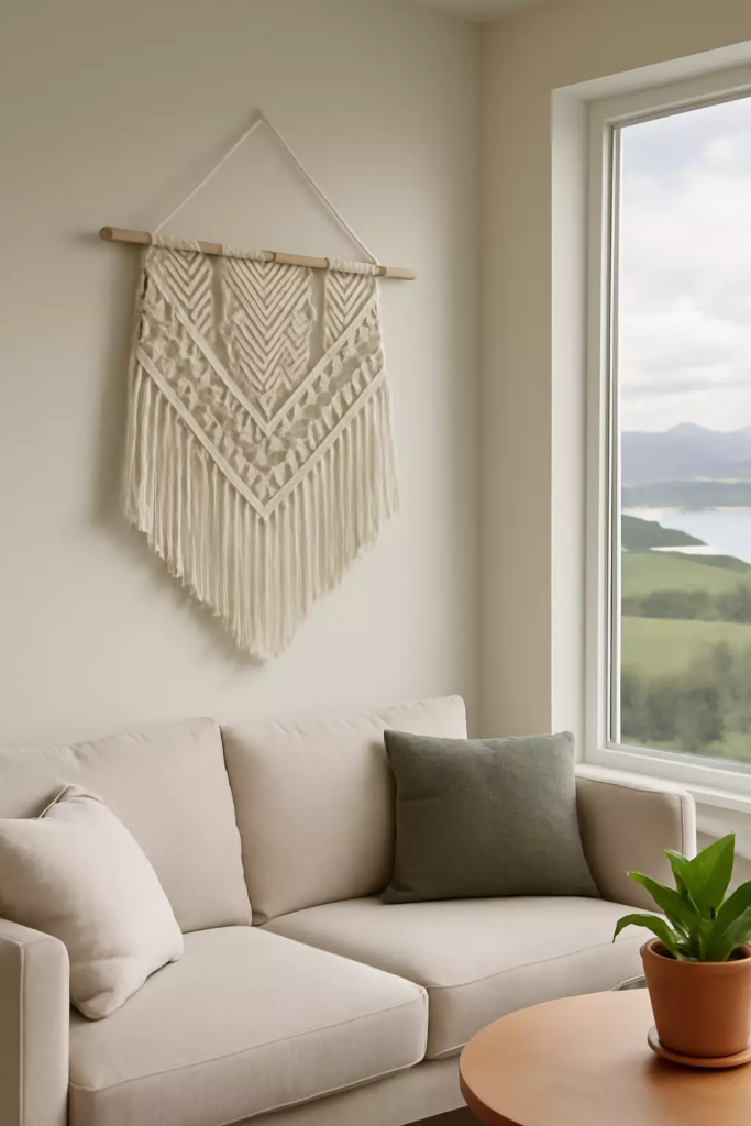 7 Secrets to Finding the Perfect White Macrame Wall Hanging for Your Living Room 2 white macrame wall hanging
