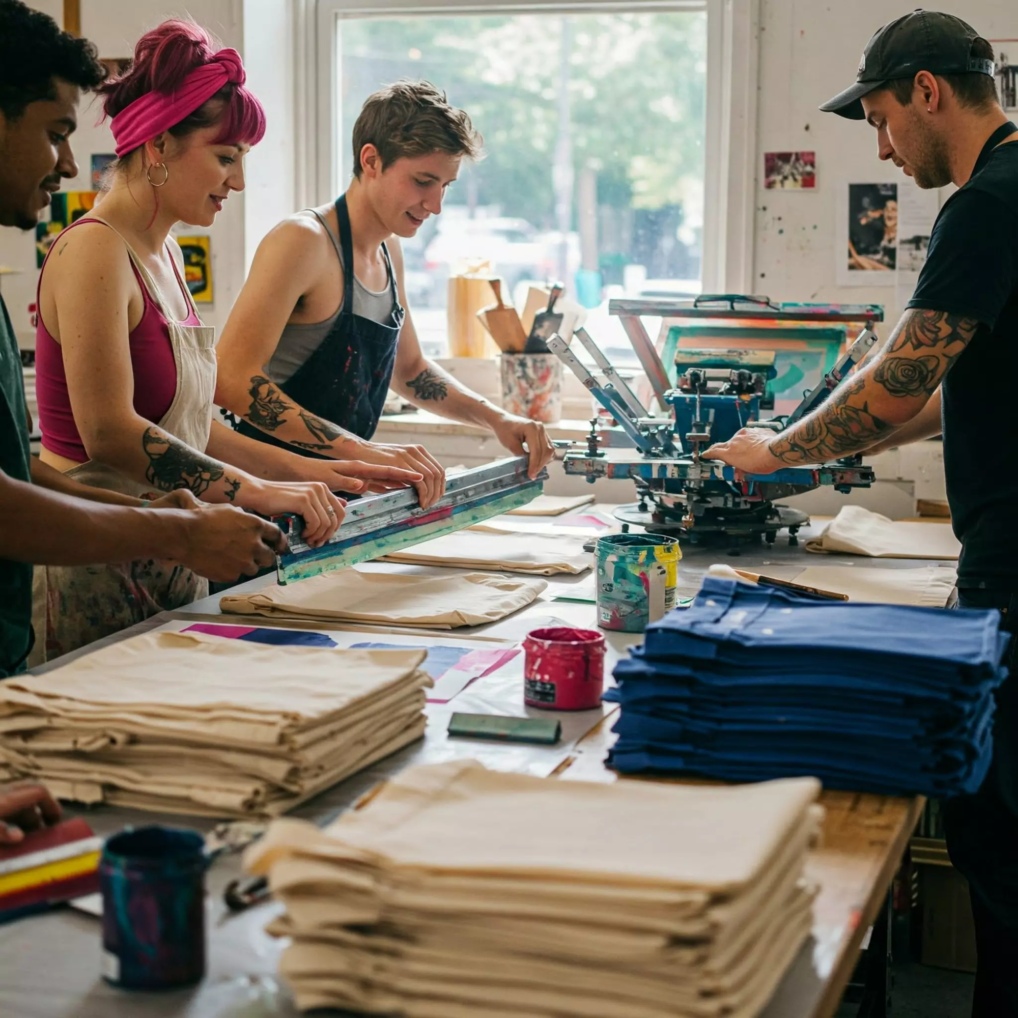 Tote Bag Screen Printing