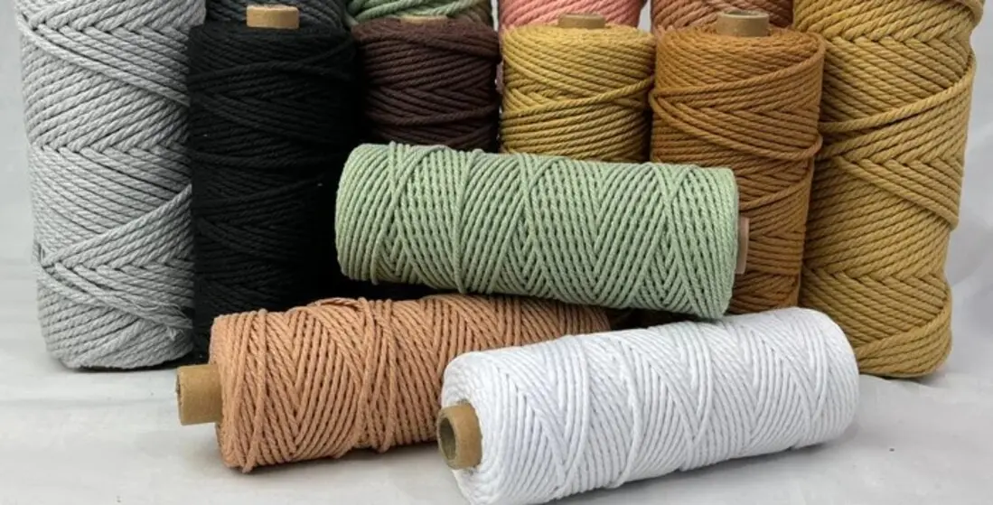 macrame cotton rope 3mm thickness
