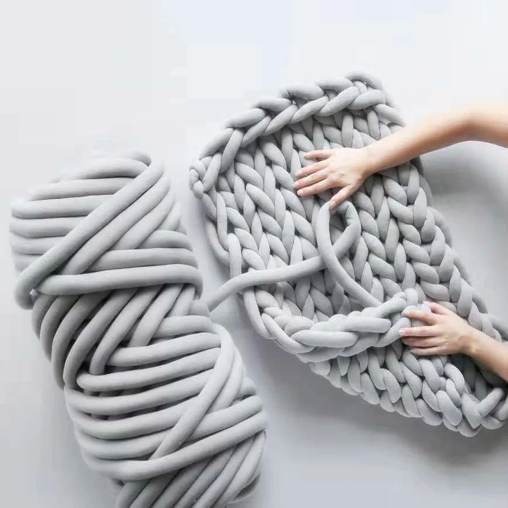 Ultimate Game-Changer: 8 Unstoppable Thick Single Strand Macrame Cord Outdoor Projects That Survive Any Weather (Finally Weather-Proof!) 2 10 yards roll chunky cotton yarn giant yarn for diy crafts knitting yarn sewing blanket pets 1