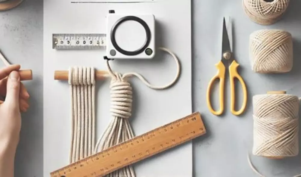 single strand macrame cord measuring techniques