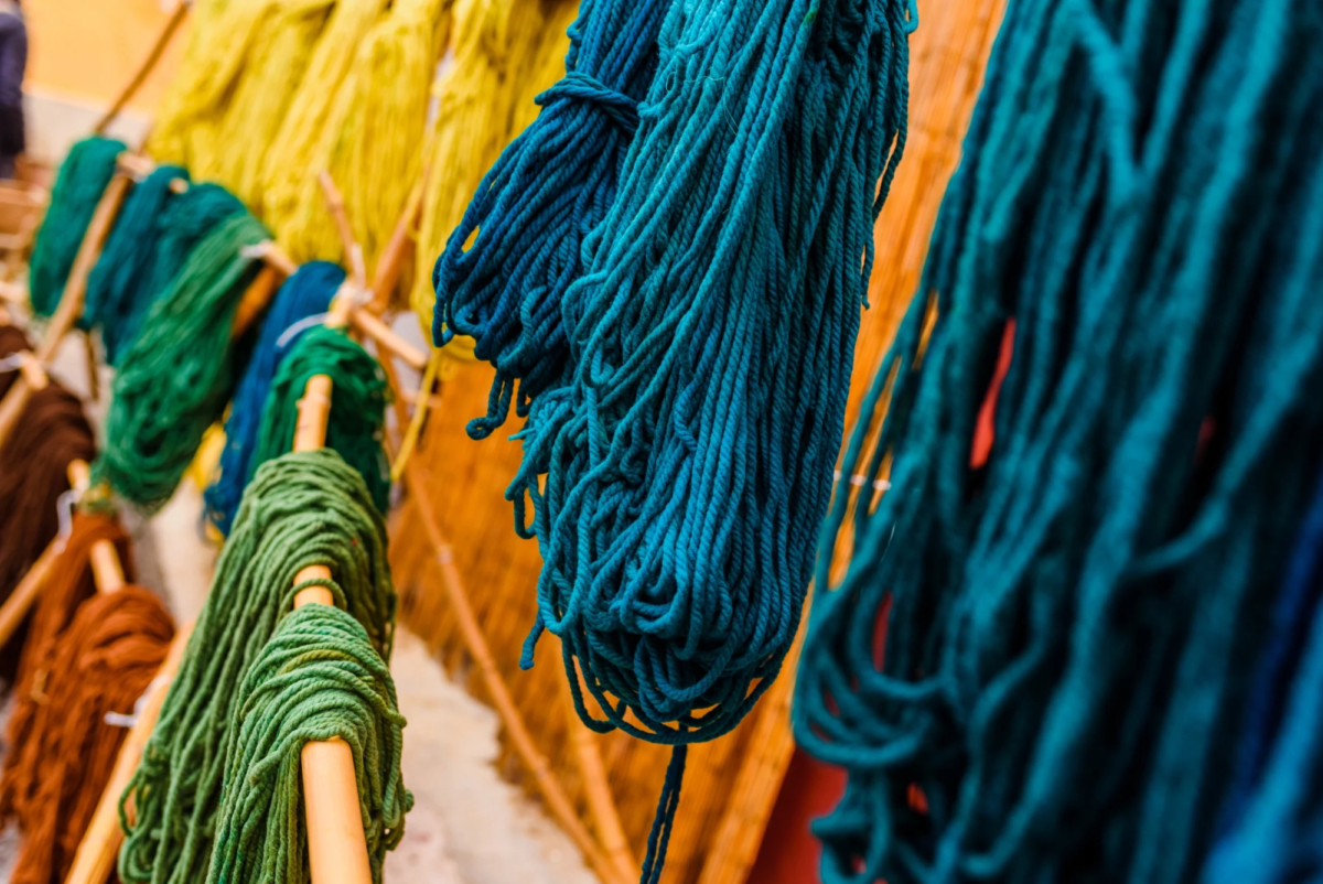single strand macrame cord natural dye techniques