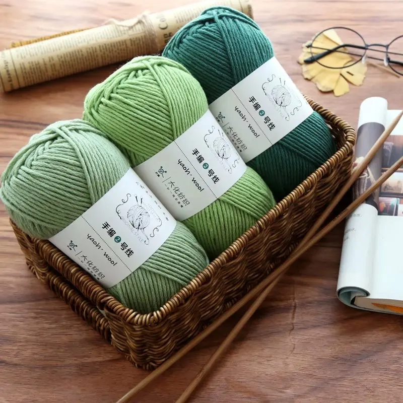 1pc 100g 200m crocheting arcylic yarn for hand knitting crochet yarn cashmere yarn to knit diy