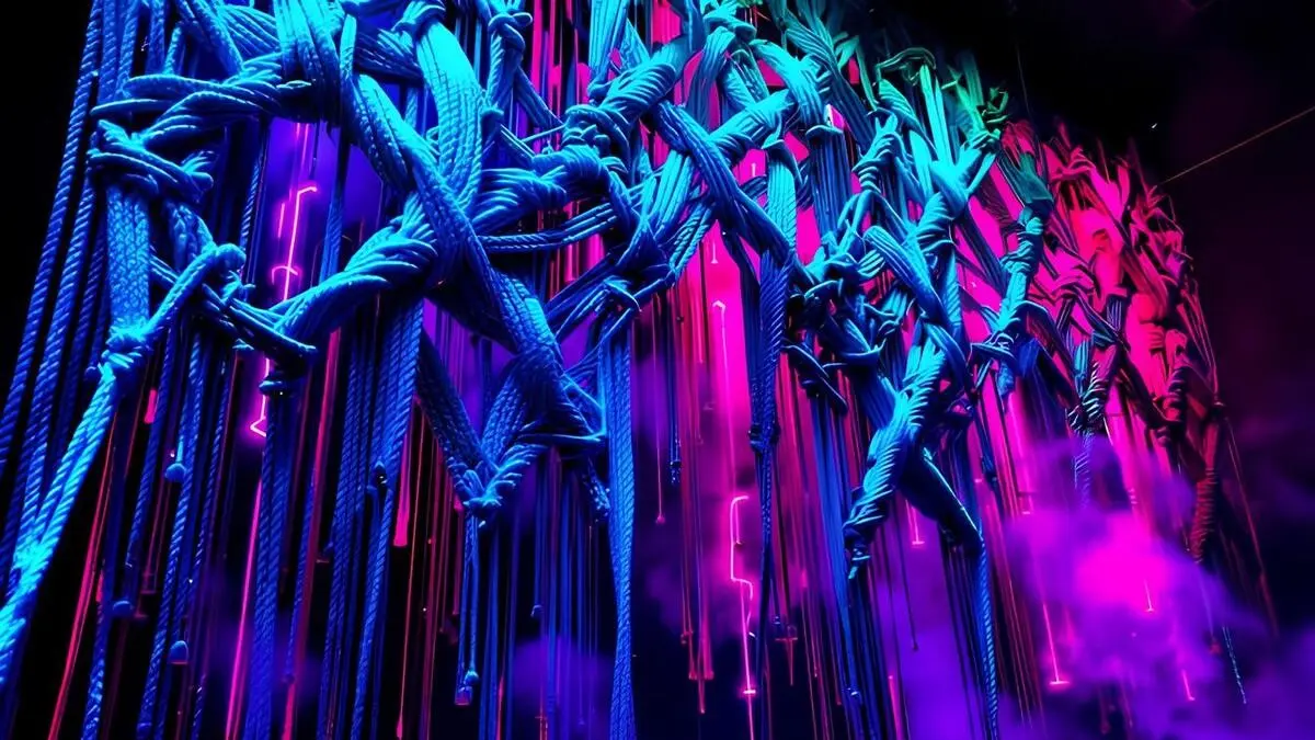 macrame art architectural structural elements