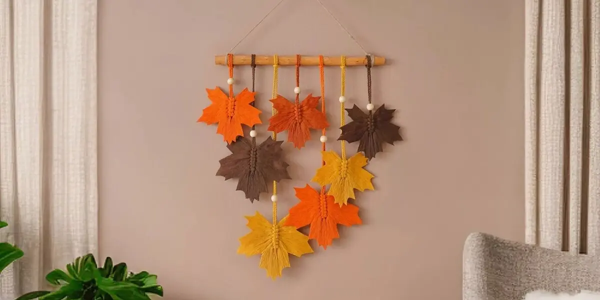macrame wall decorations autumn fall seasonal decor