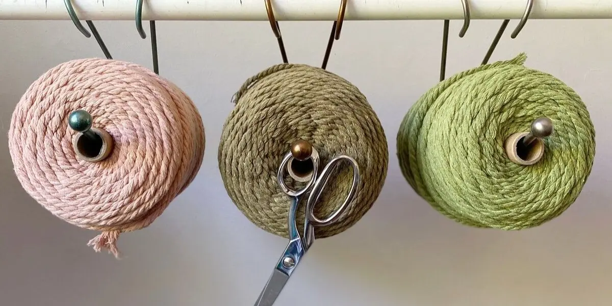 cotton cord macrame storage solutions organizers