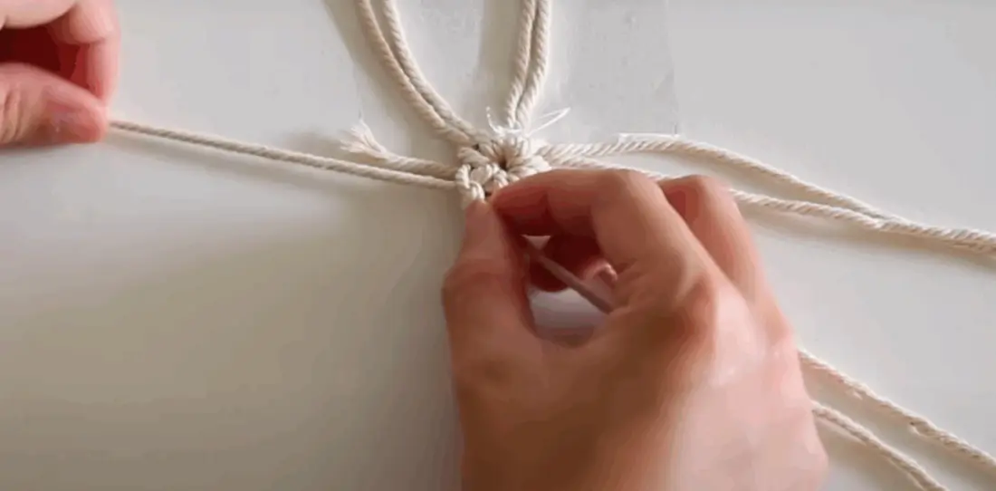 macrame cotton rope repair restoration