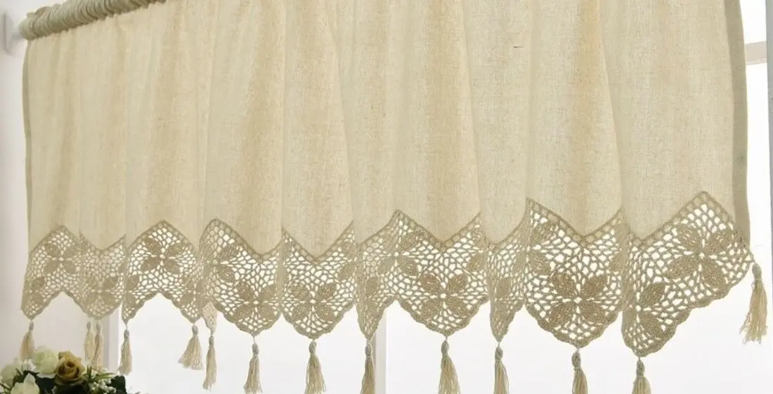 macrame lace curtains minimalist scandinavian style