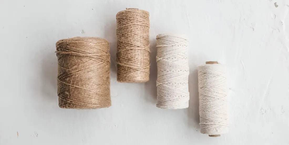 cotton twine vs jute for macrame projects