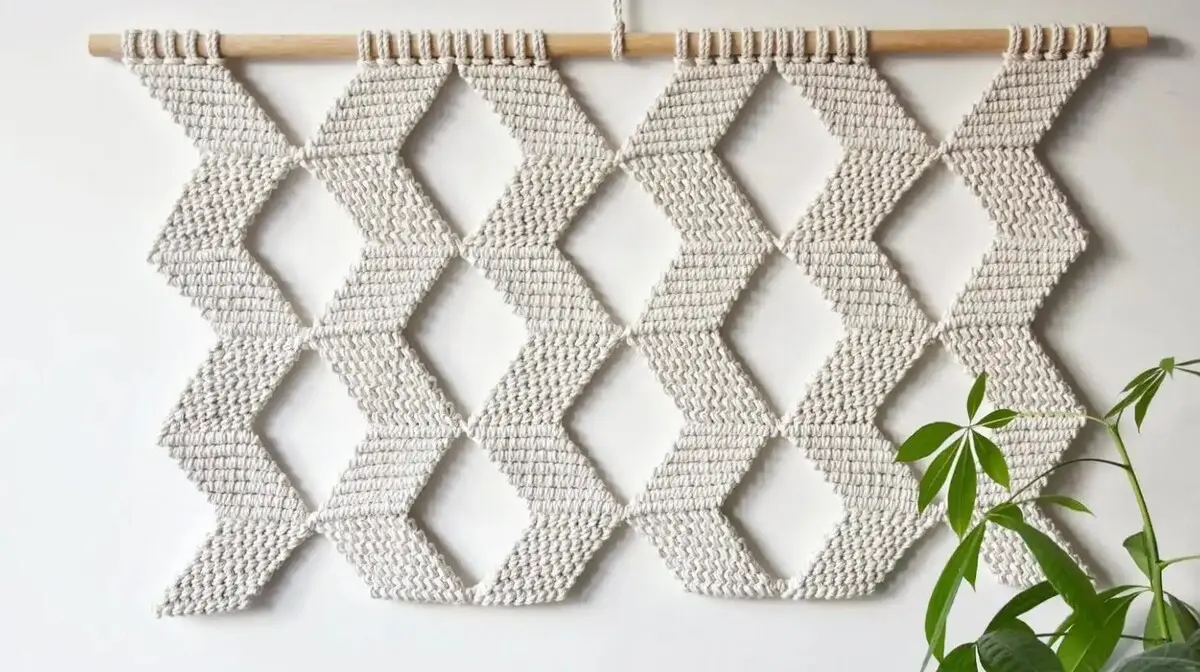 macrame wall decorations geometric modern patterns